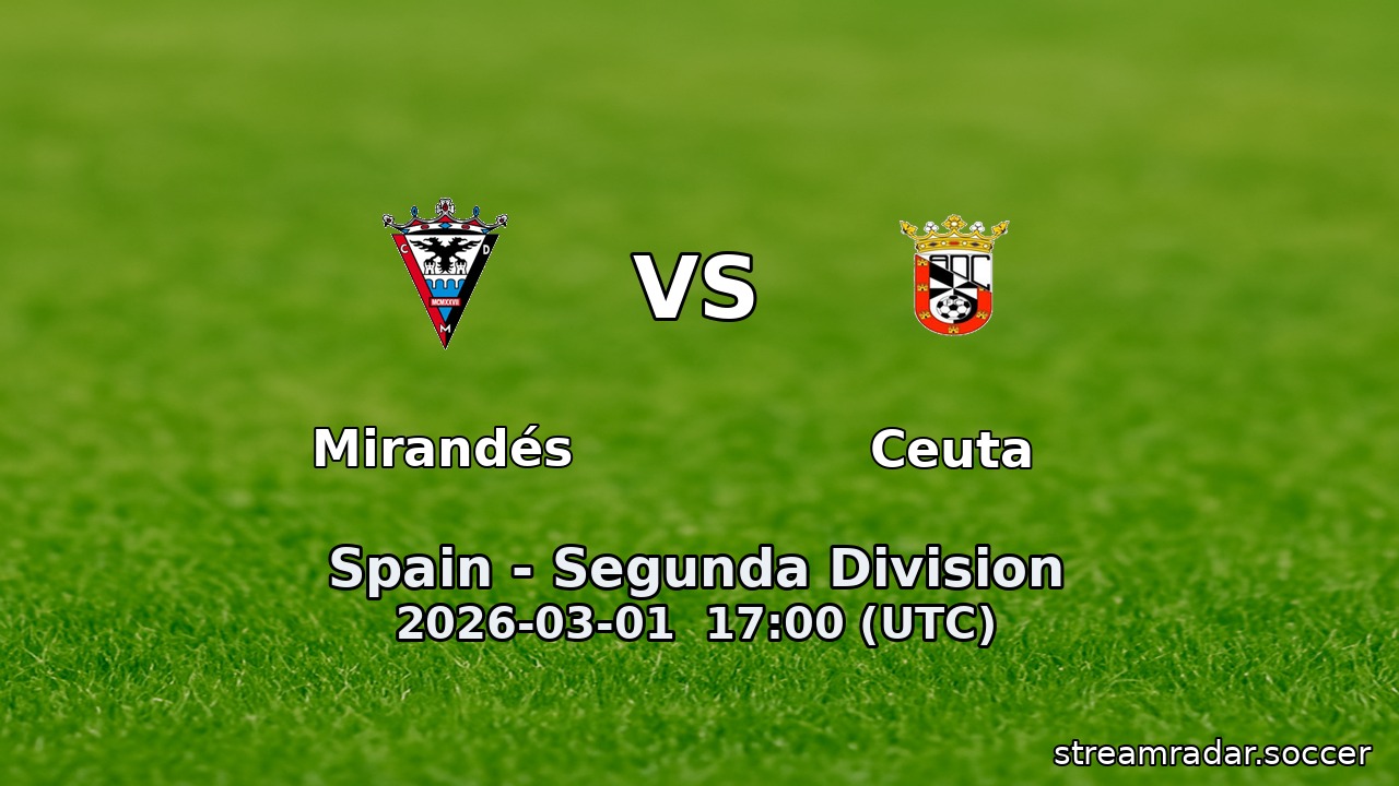 Mirandés vs Ceuta