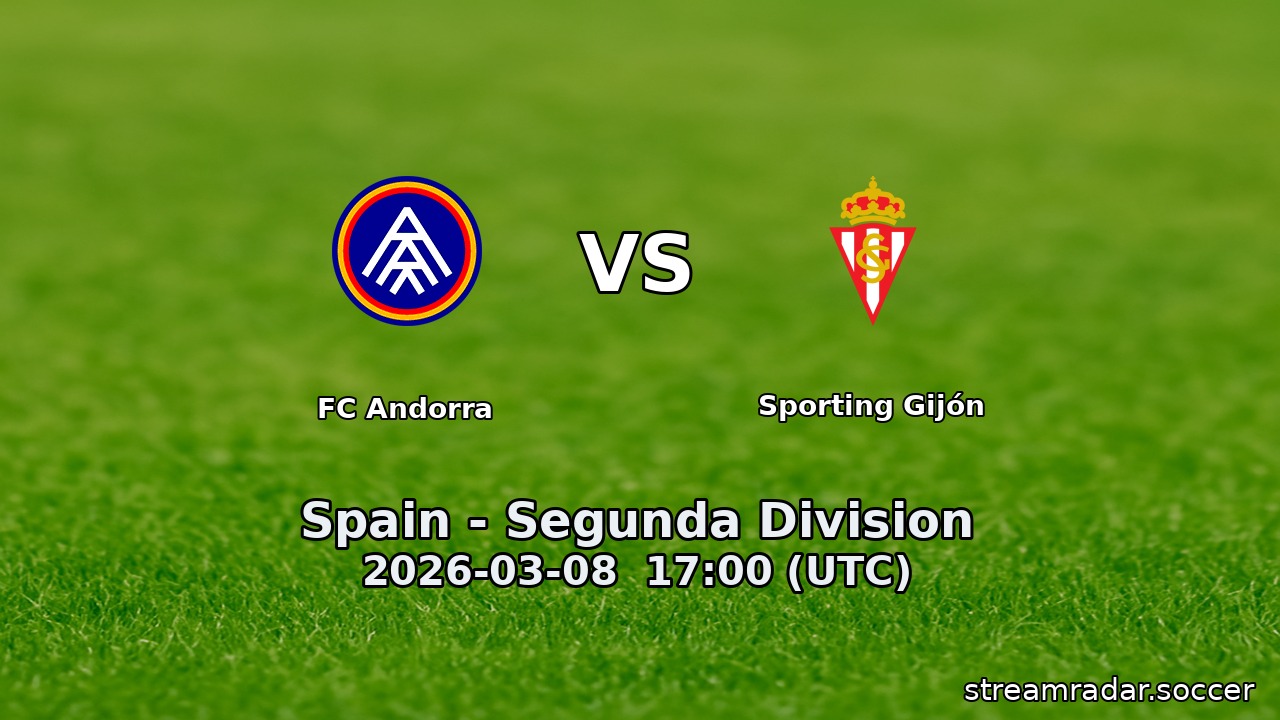 FC Andorra vs Sporting Gijón
