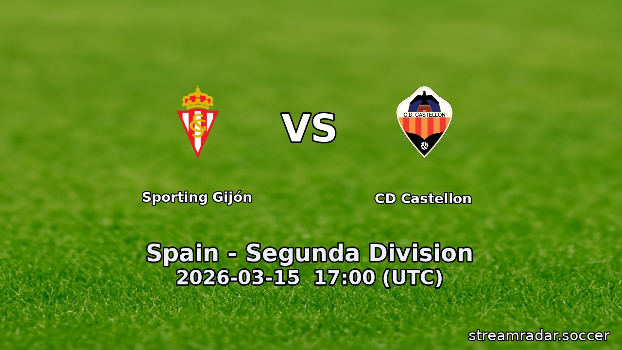 Sporting Gijón vs CD Castellon
