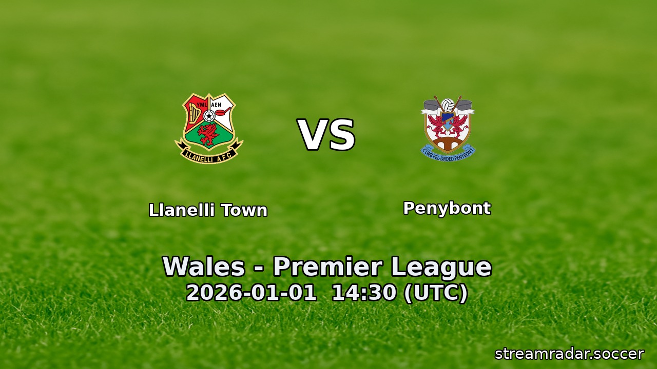 Llanelli Town vs Penybont