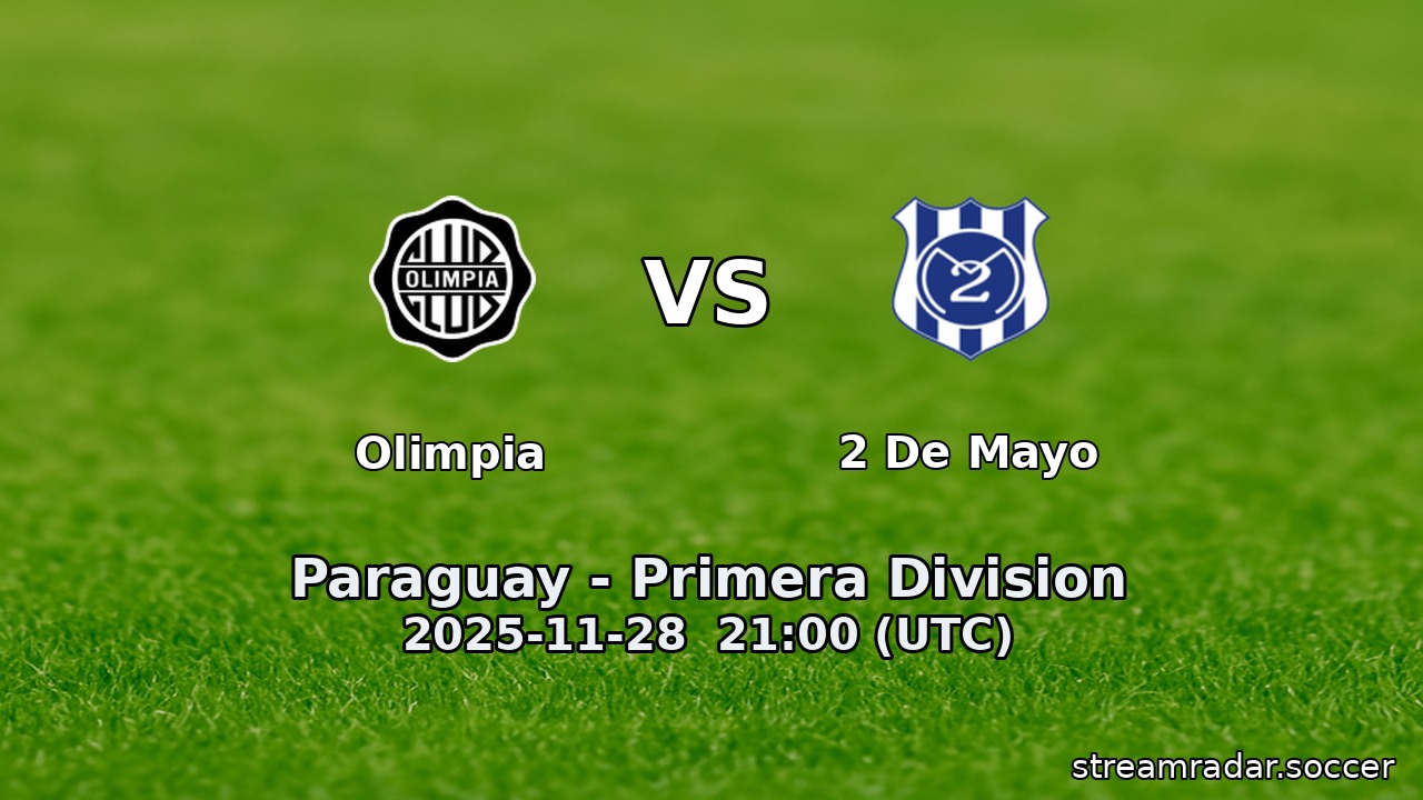 Olimpia vs 2 De Mayo