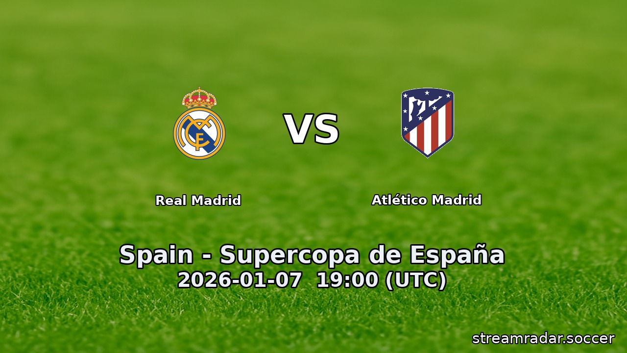 Atlético Madrid vs Real Madrid