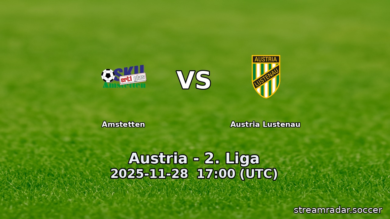 Amstetten vs Austria Lustenau