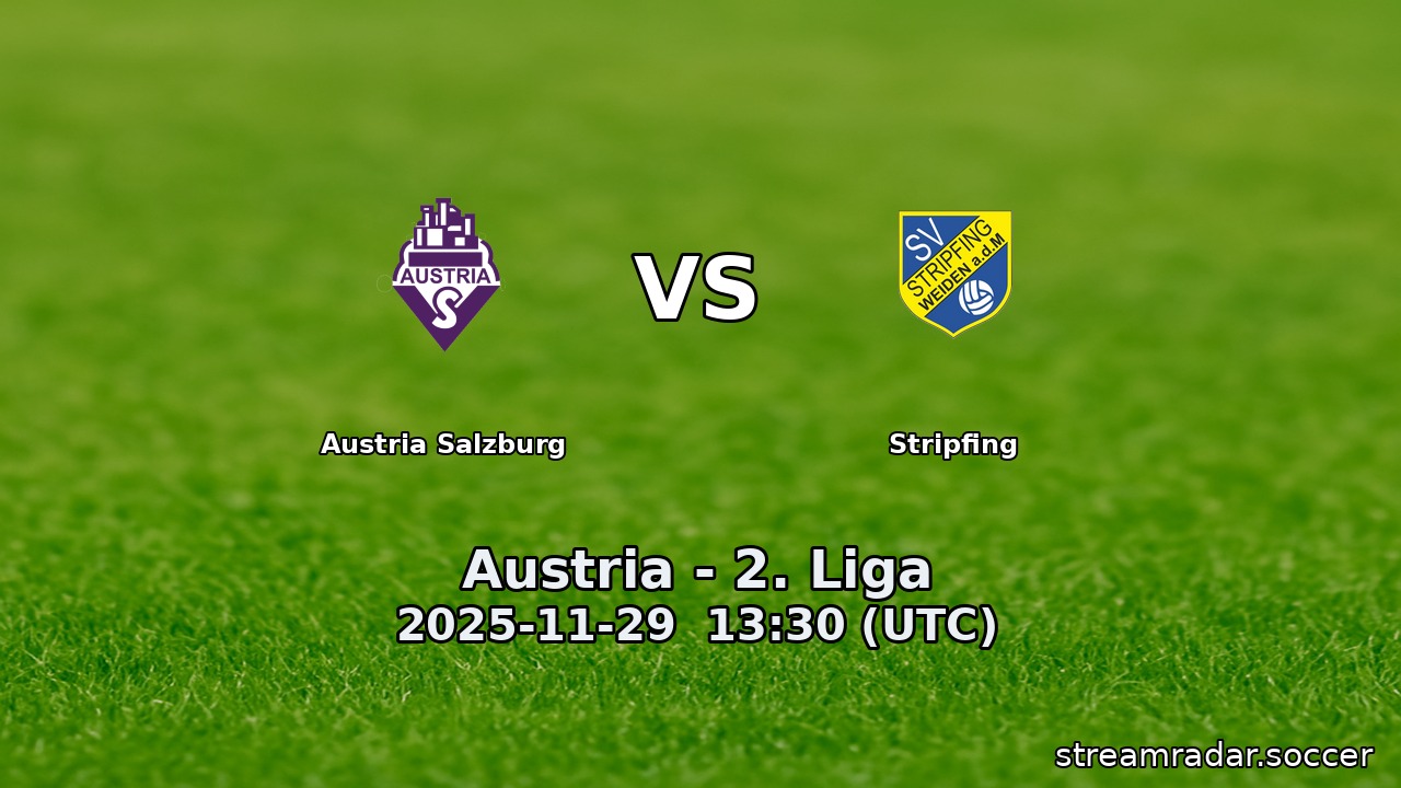 Austria Salzburg vs Stripfing