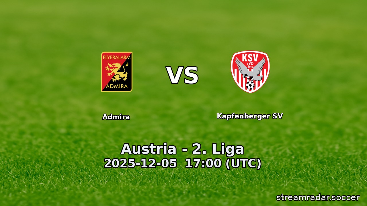 Admira vs Kapfenberger SV