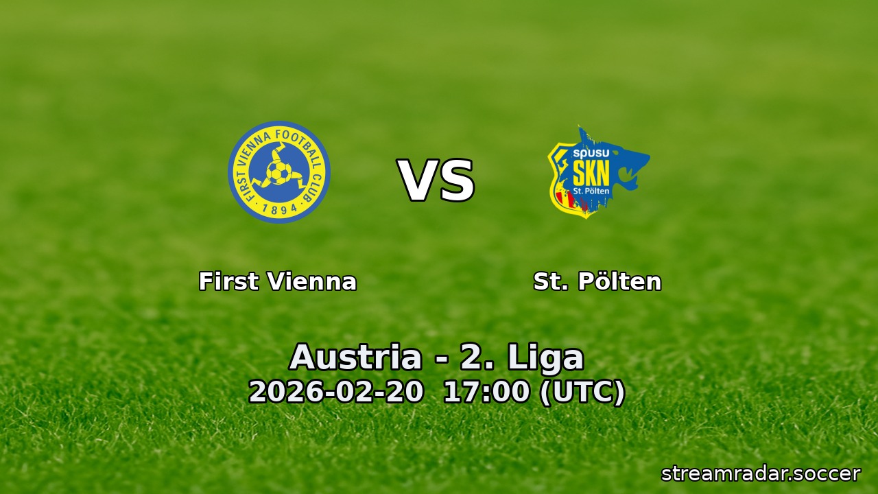 First Vienna vs St. Pölten