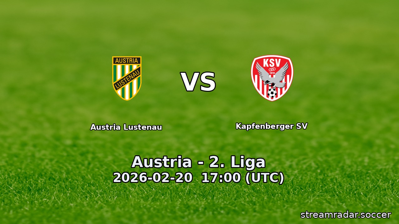 Austria Lustenau vs Kapfenberger SV