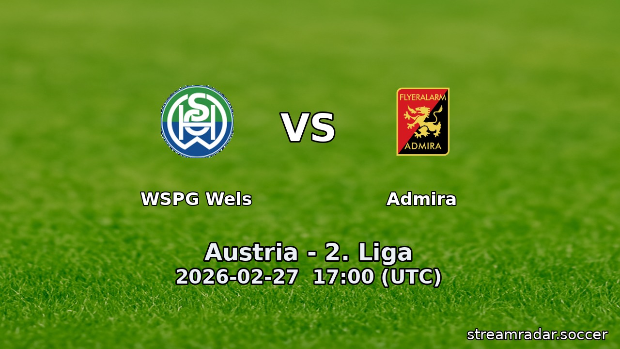WSPG Wels vs Admira