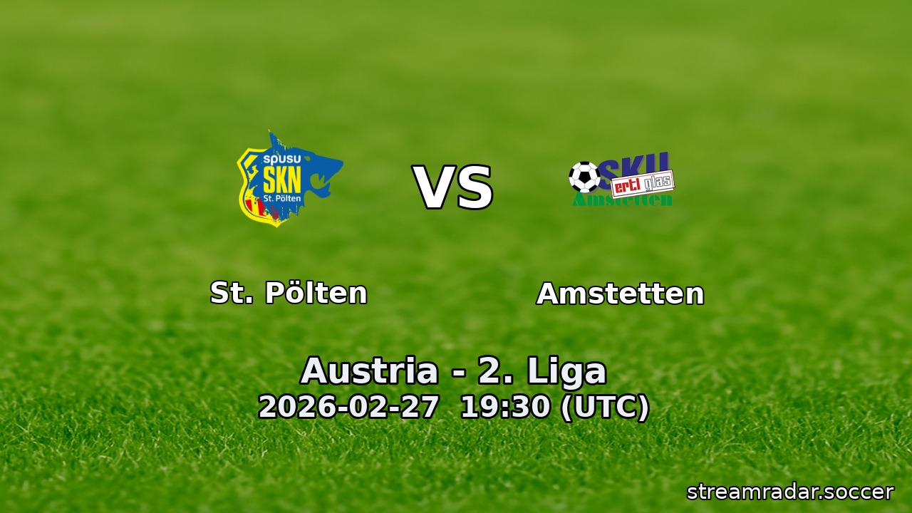 St. Pölten vs Amstetten