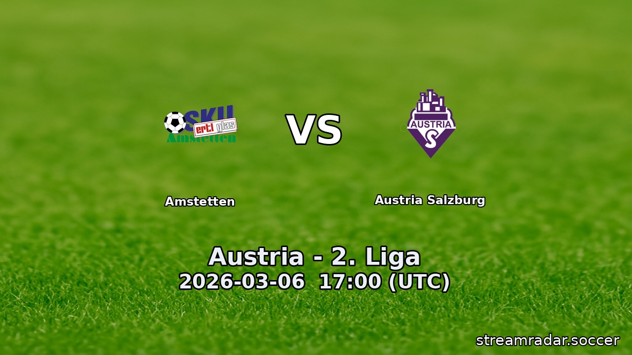 Amstetten vs Austria Salzburg