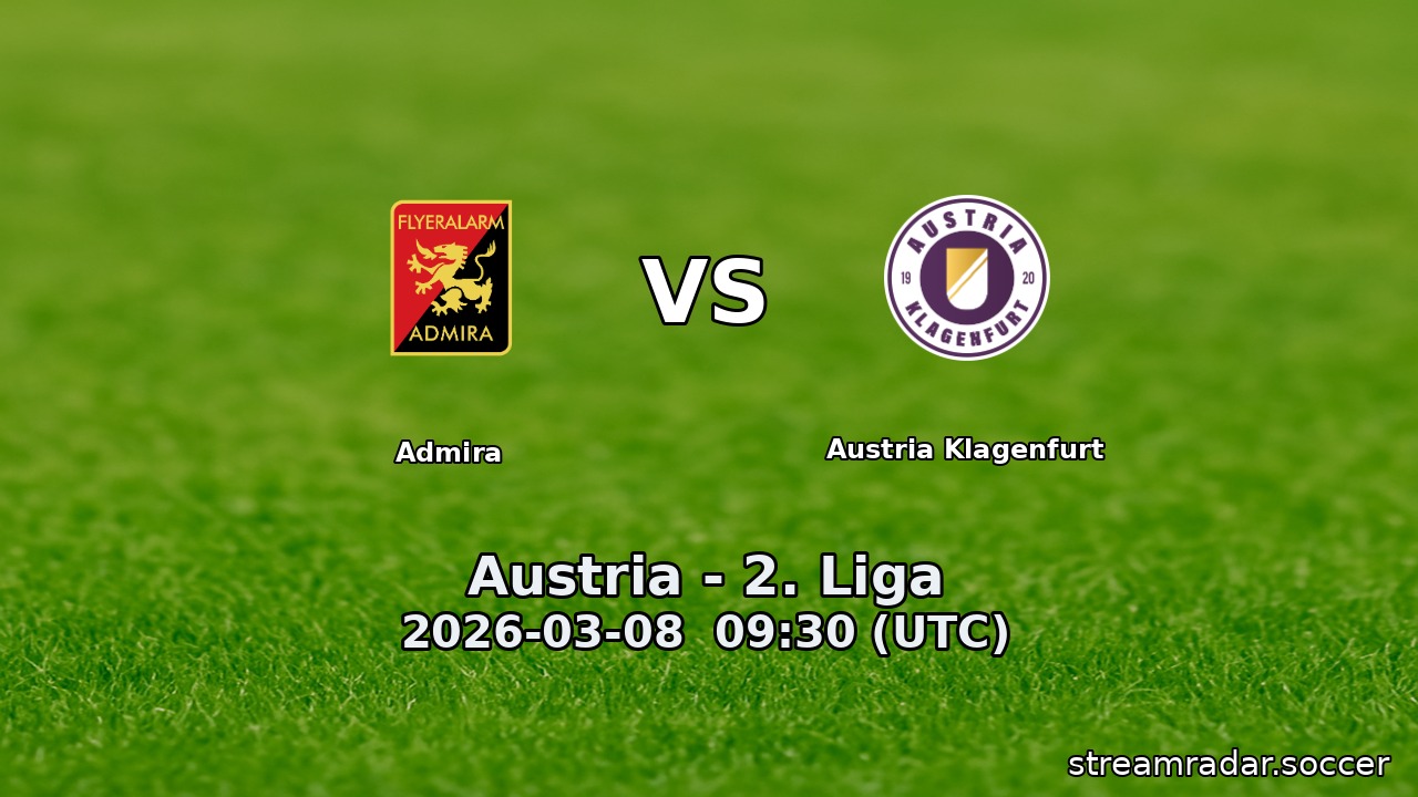 Admira vs Austria Klagenfurt