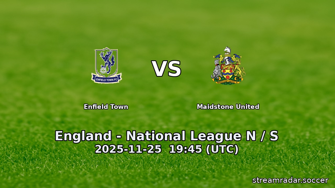 Enfield Town vs Maidstone United