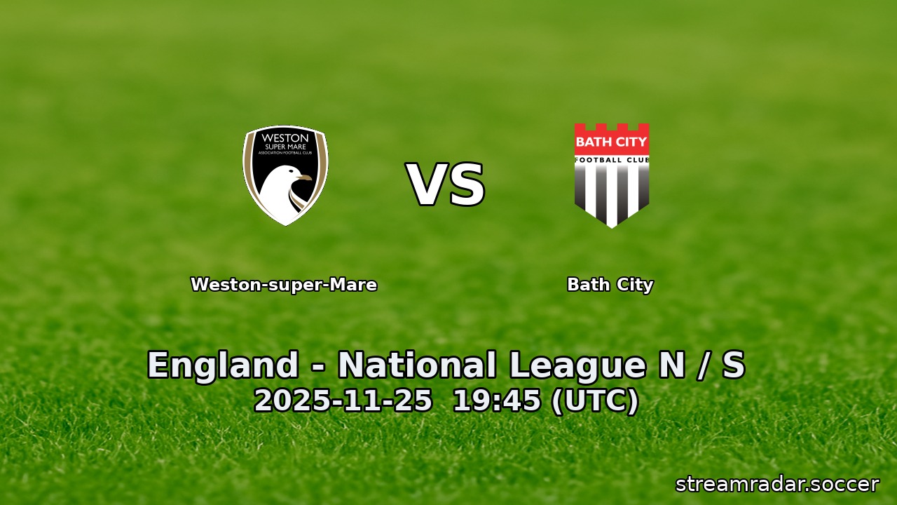 Weston-super-Mare vs Bath City