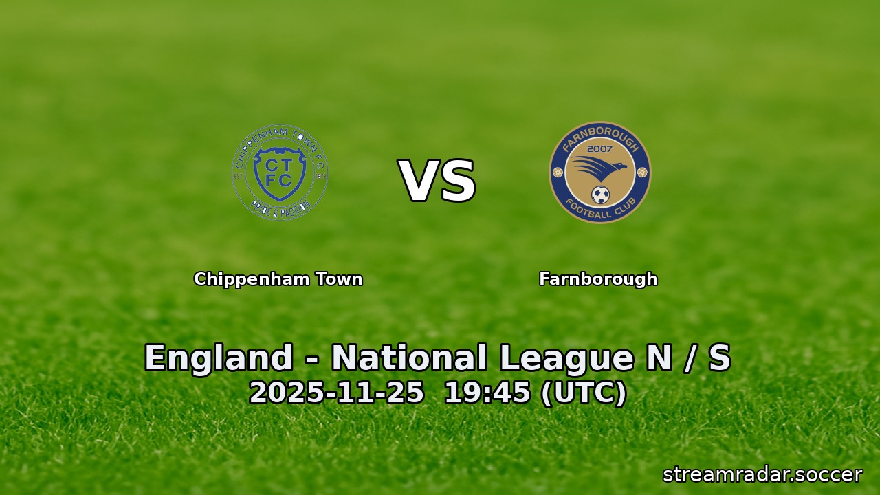 Chippenham Town vs Farnborough