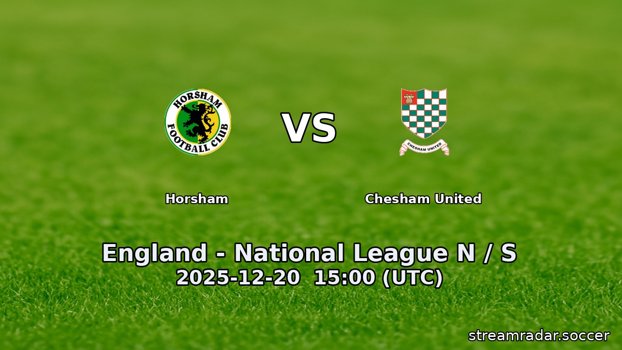 Horsham vs Chesham United