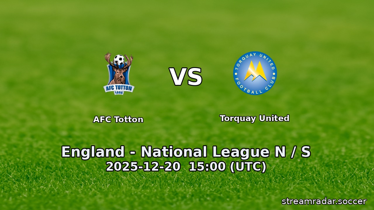AFC Totton vs Torquay United