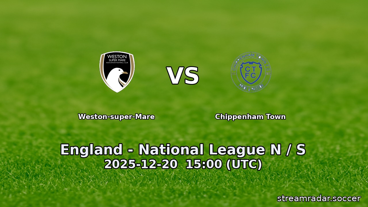 Weston-super-Mare vs Chippenham Town