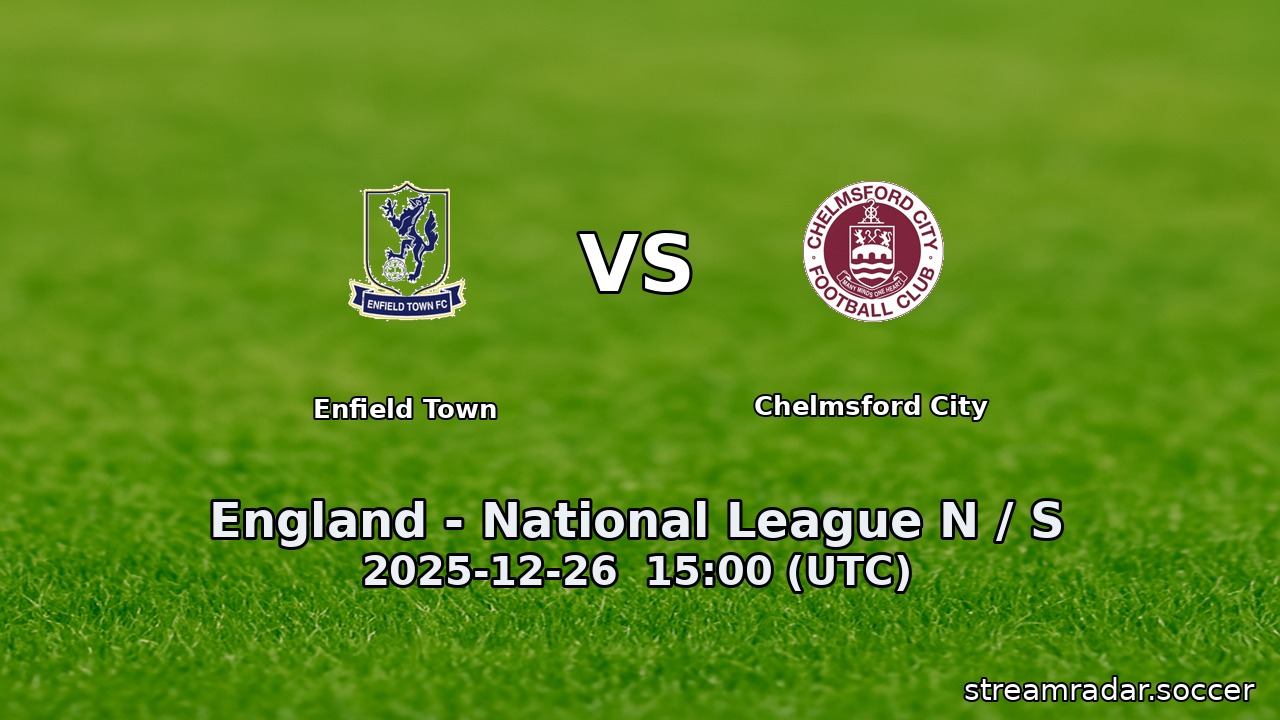 Enfield Town vs Chelmsford City