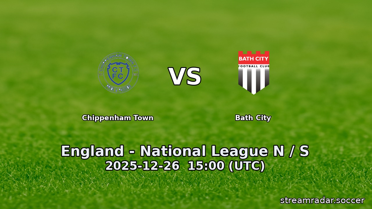 Chippenham Town vs Bath City