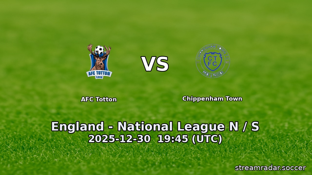 AFC Totton vs Chippenham Town