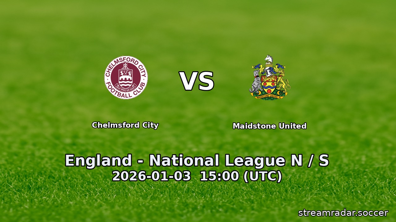Chelmsford City vs Maidstone United