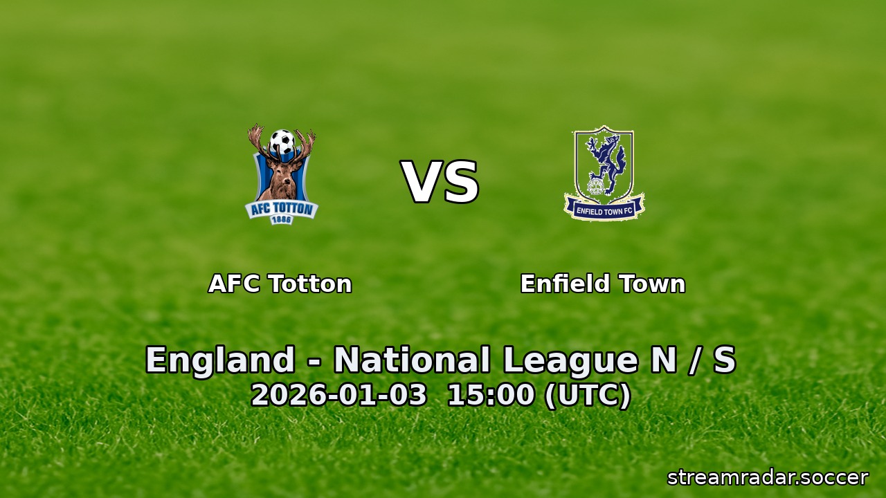 AFC Totton vs Enfield Town