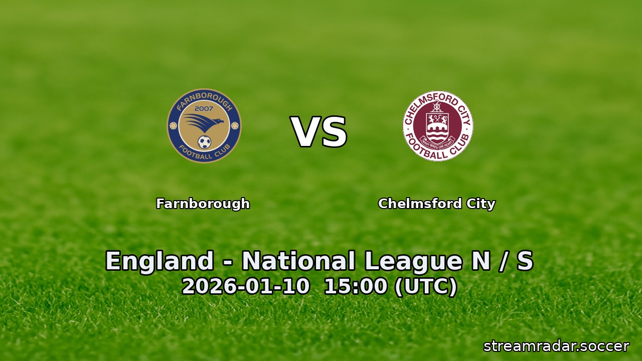 Farnborough vs Chelmsford City