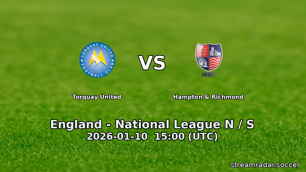 Torquay United vs Hampton & Richmond