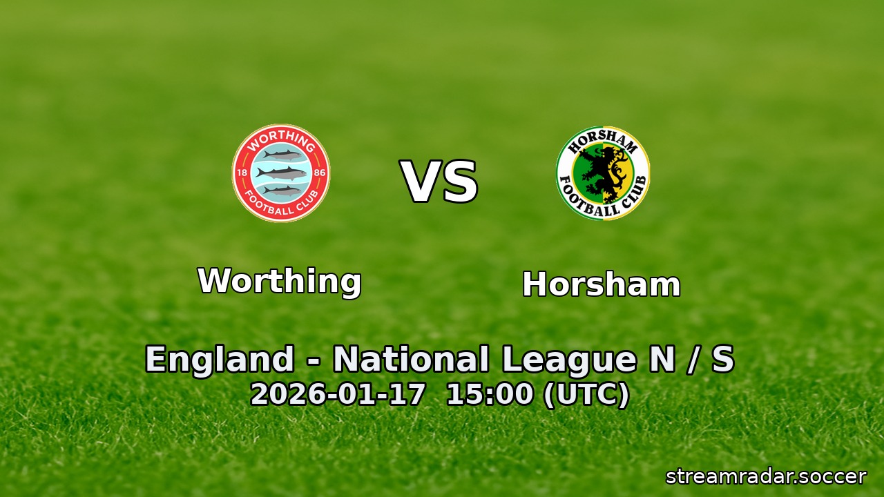 Worthing vs Horsham
