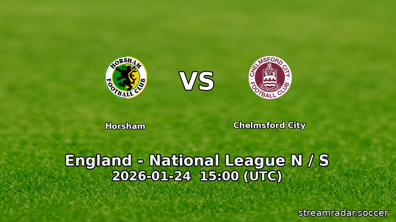 Horsham vs Chelmsford City