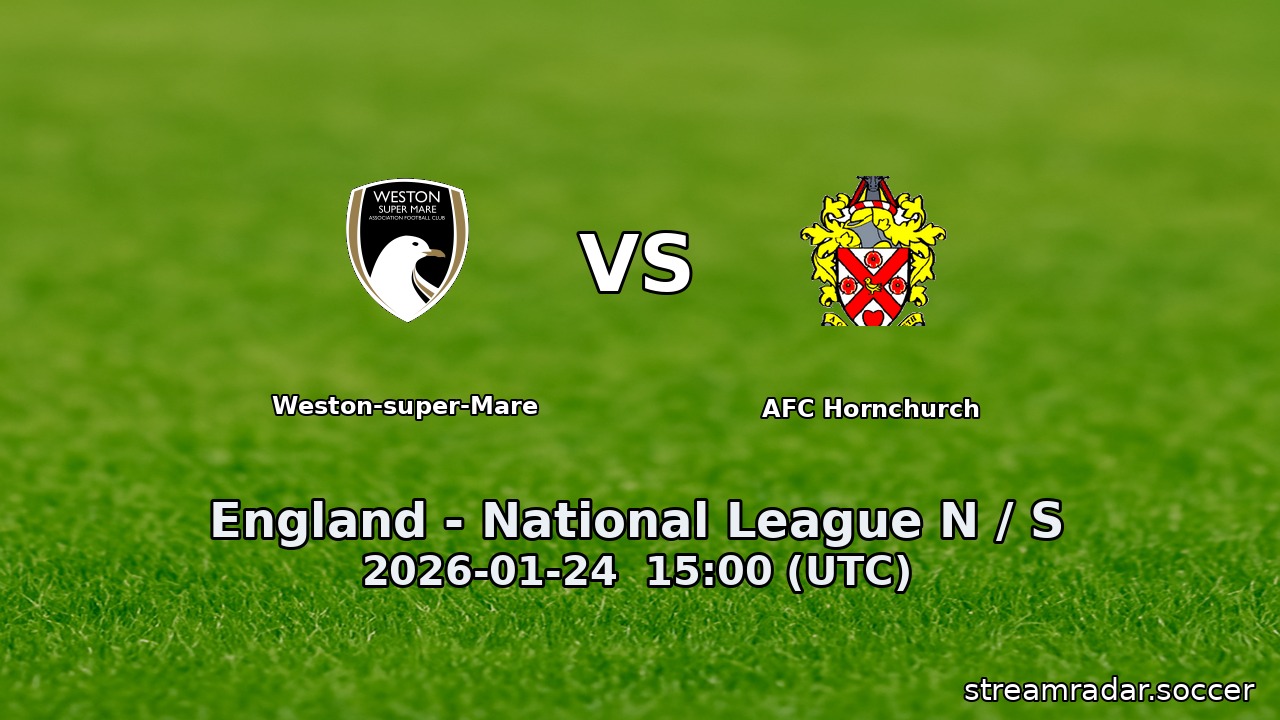 Weston-super-Mare vs AFC Hornchurch