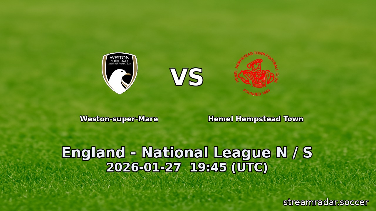 Weston-super-Mare vs Hemel Hempstead Town