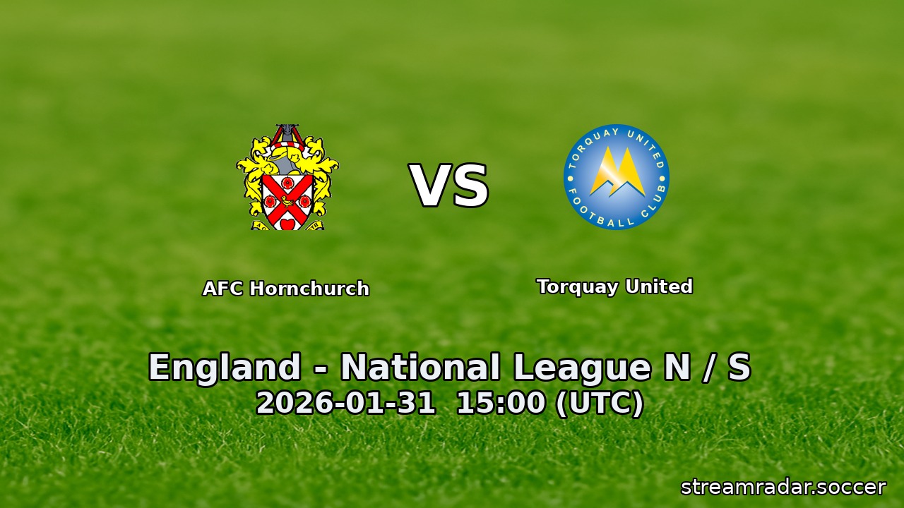 AFC Hornchurch vs Torquay United