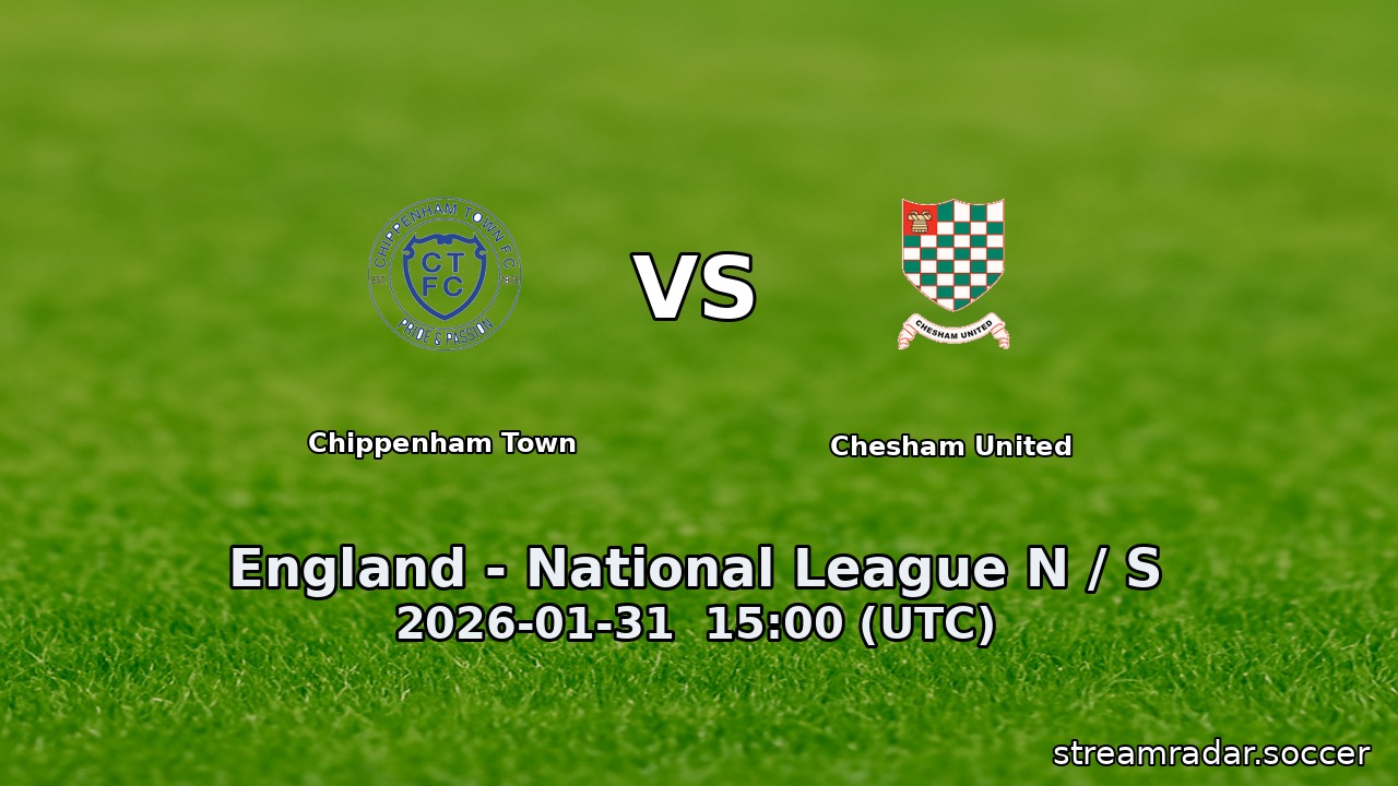 Chippenham Town vs Chesham United