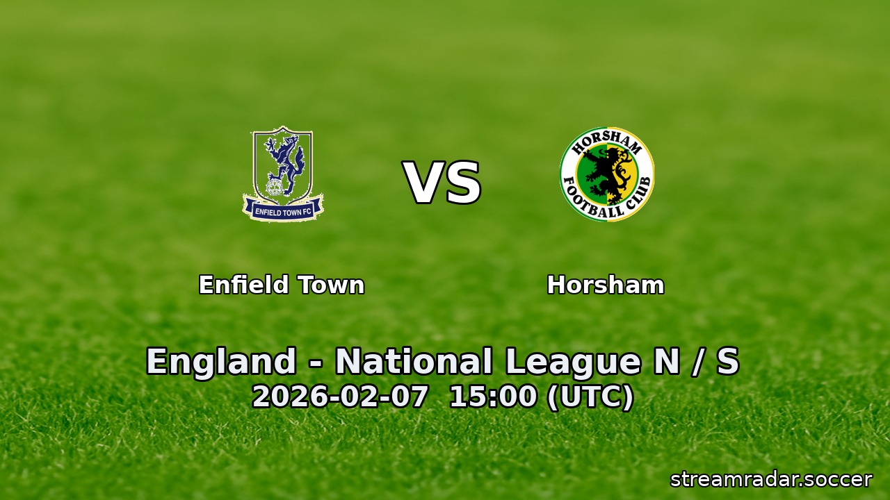 Enfield Town vs Horsham