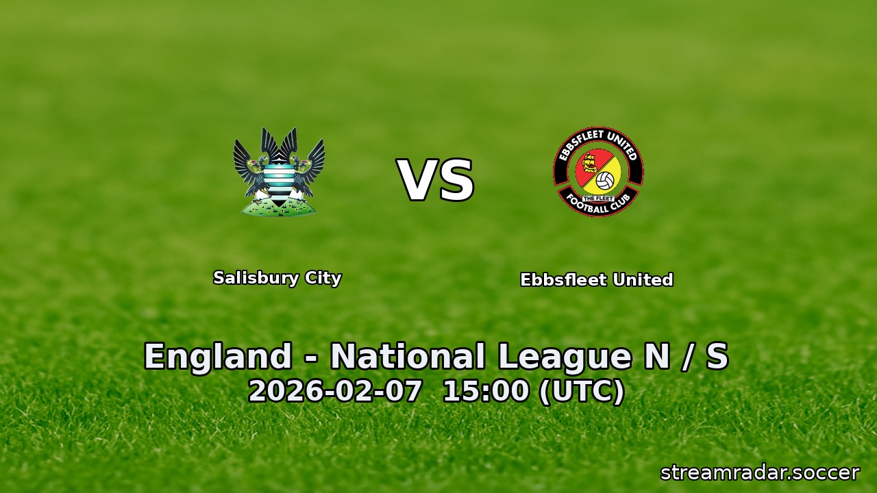 Salisbury City vs Ebbsfleet United