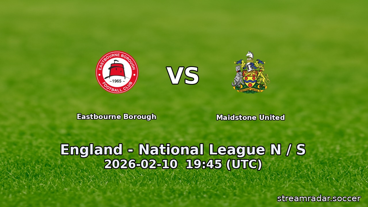 Eastbourne Borough vs Maidstone United