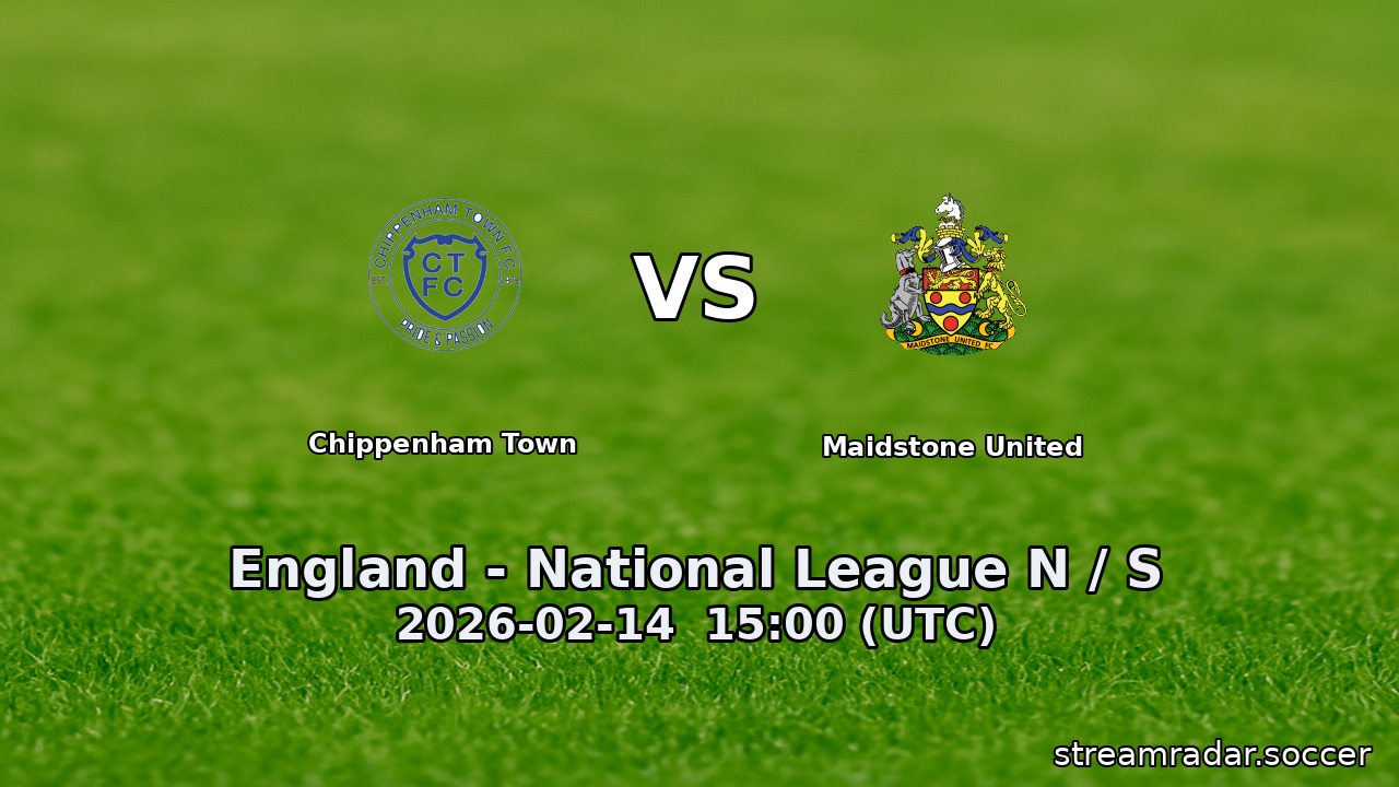 Chippenham Town vs Maidstone United