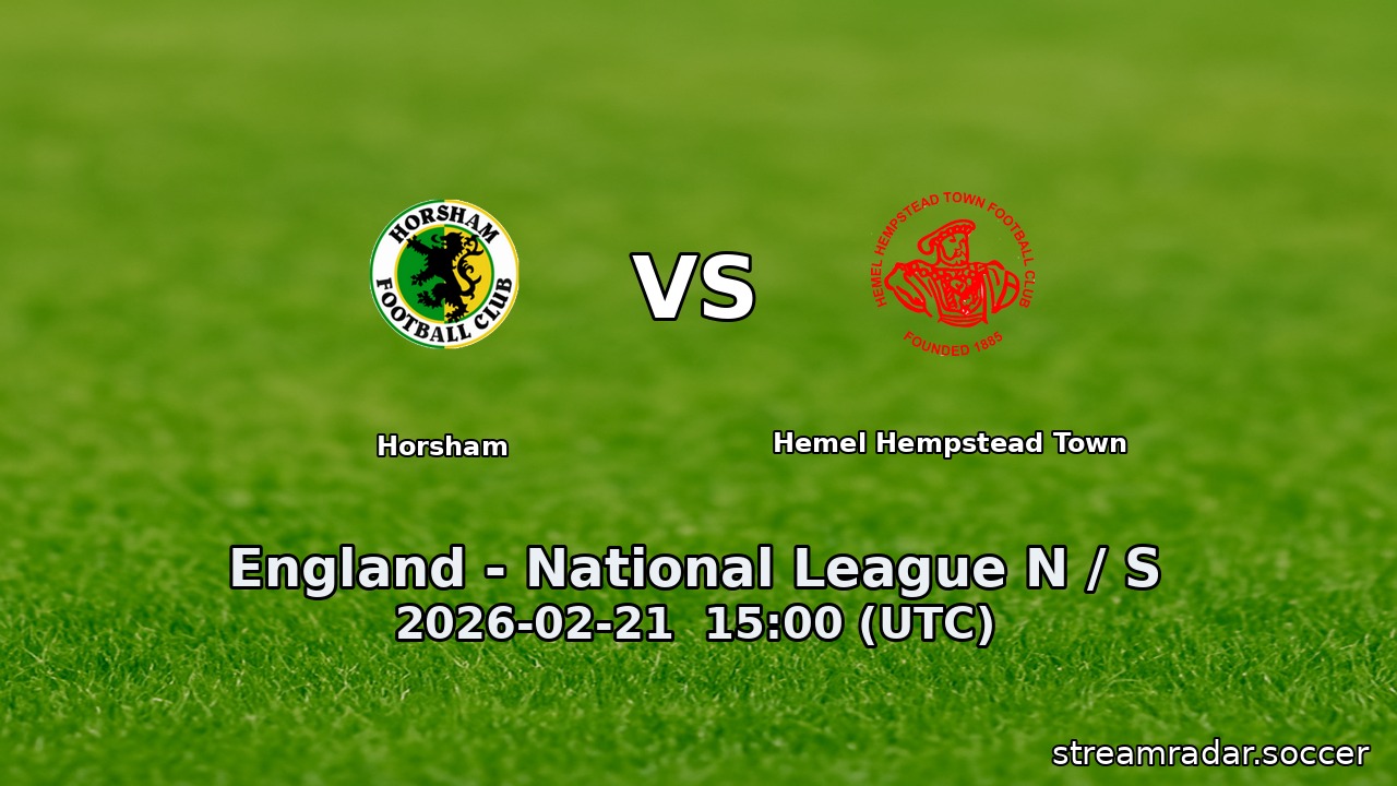 Horsham vs Hemel Hempstead Town