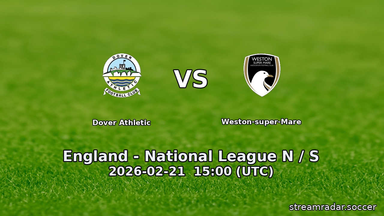 Dover Athletic vs Weston-super-Mare