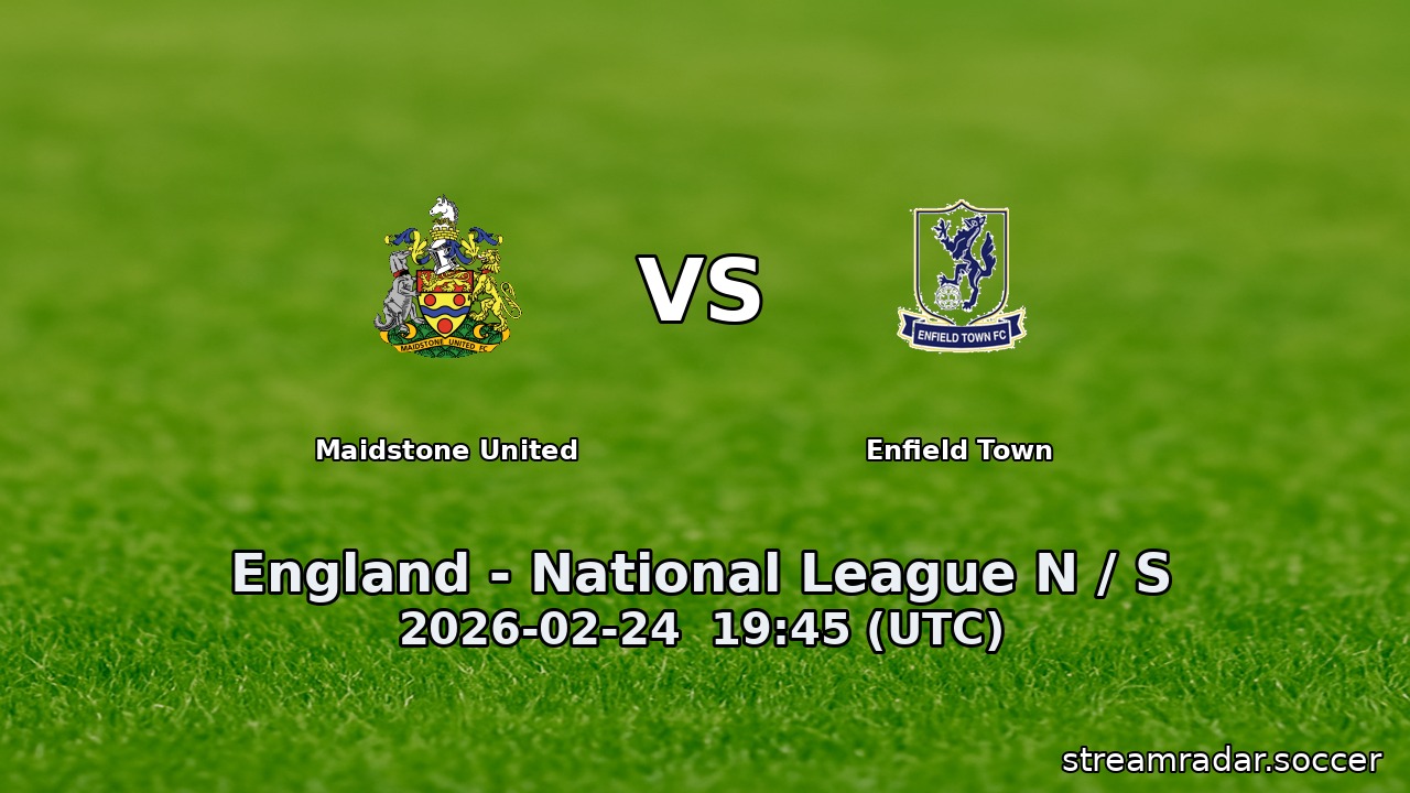 Maidstone United vs Enfield Town
