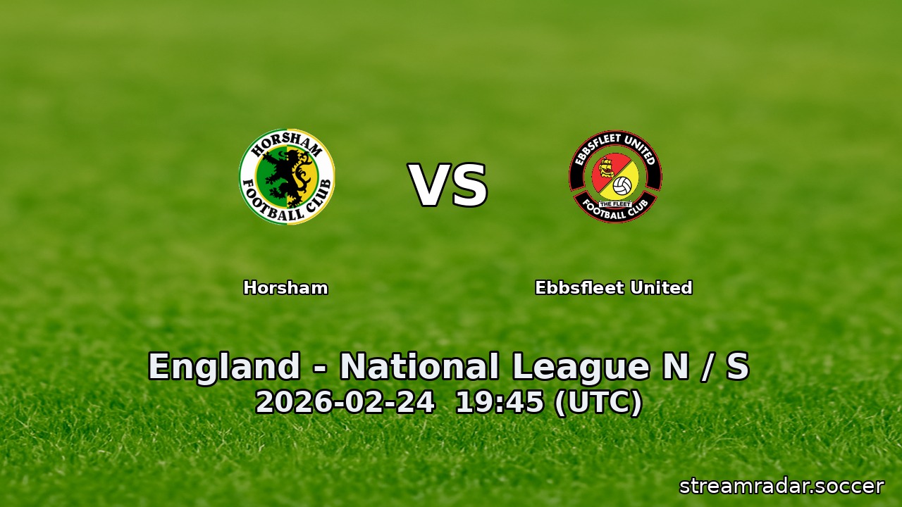 Horsham vs Ebbsfleet United