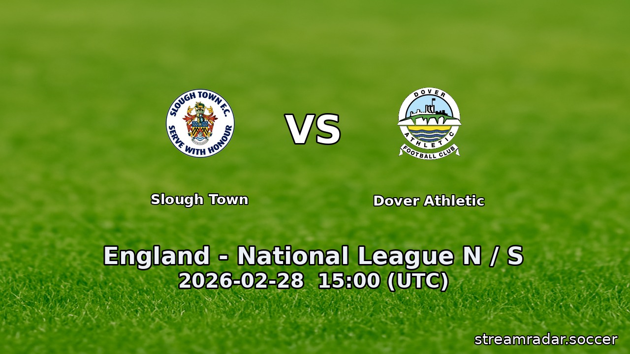 Slough Town vs Dover Athletic