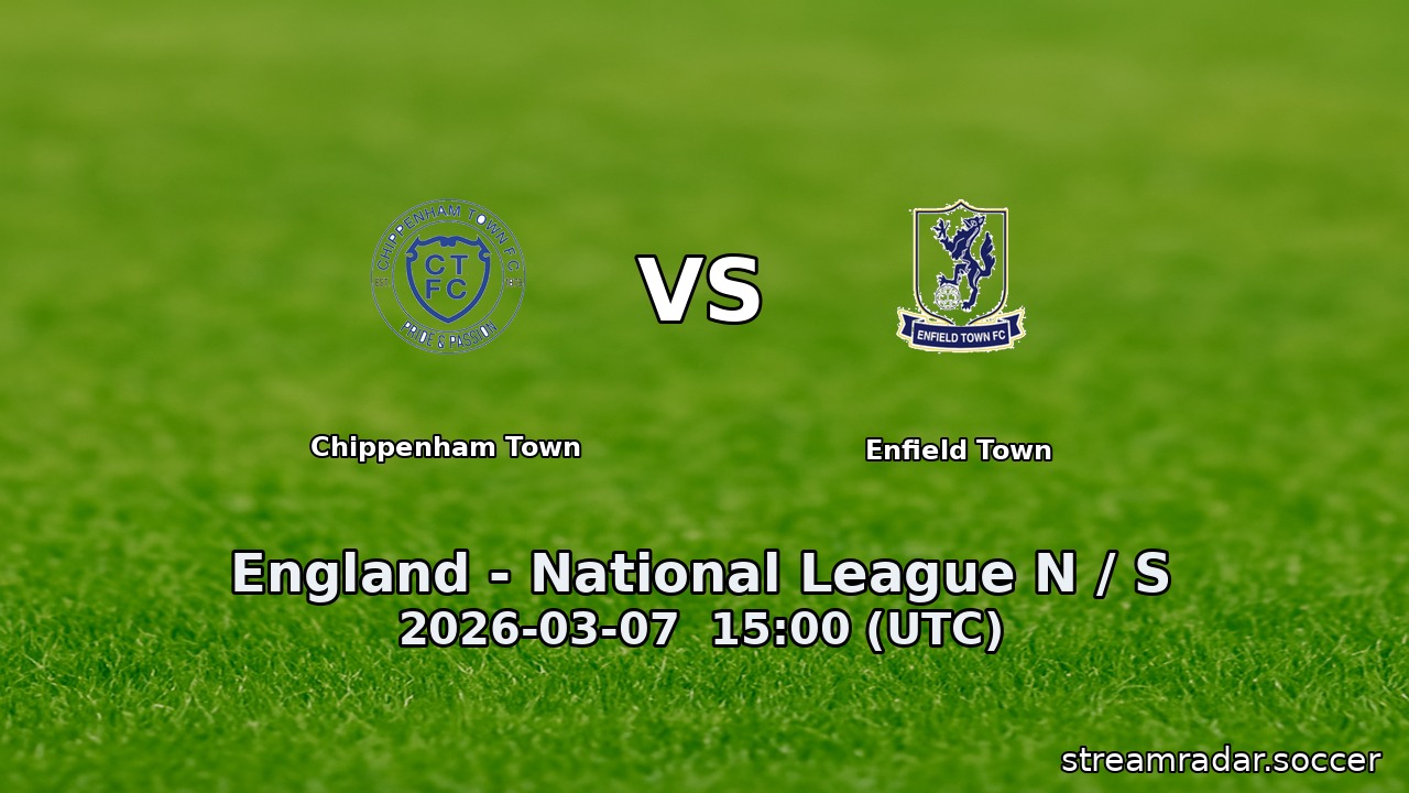 Chippenham Town vs Enfield Town