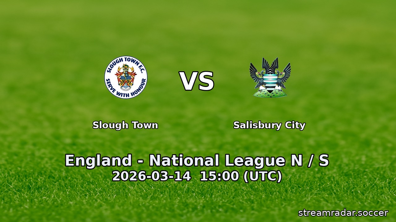 Slough Town vs Salisbury City