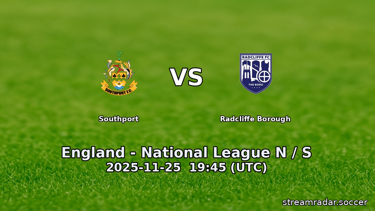 Southport vs Radcliffe Borough