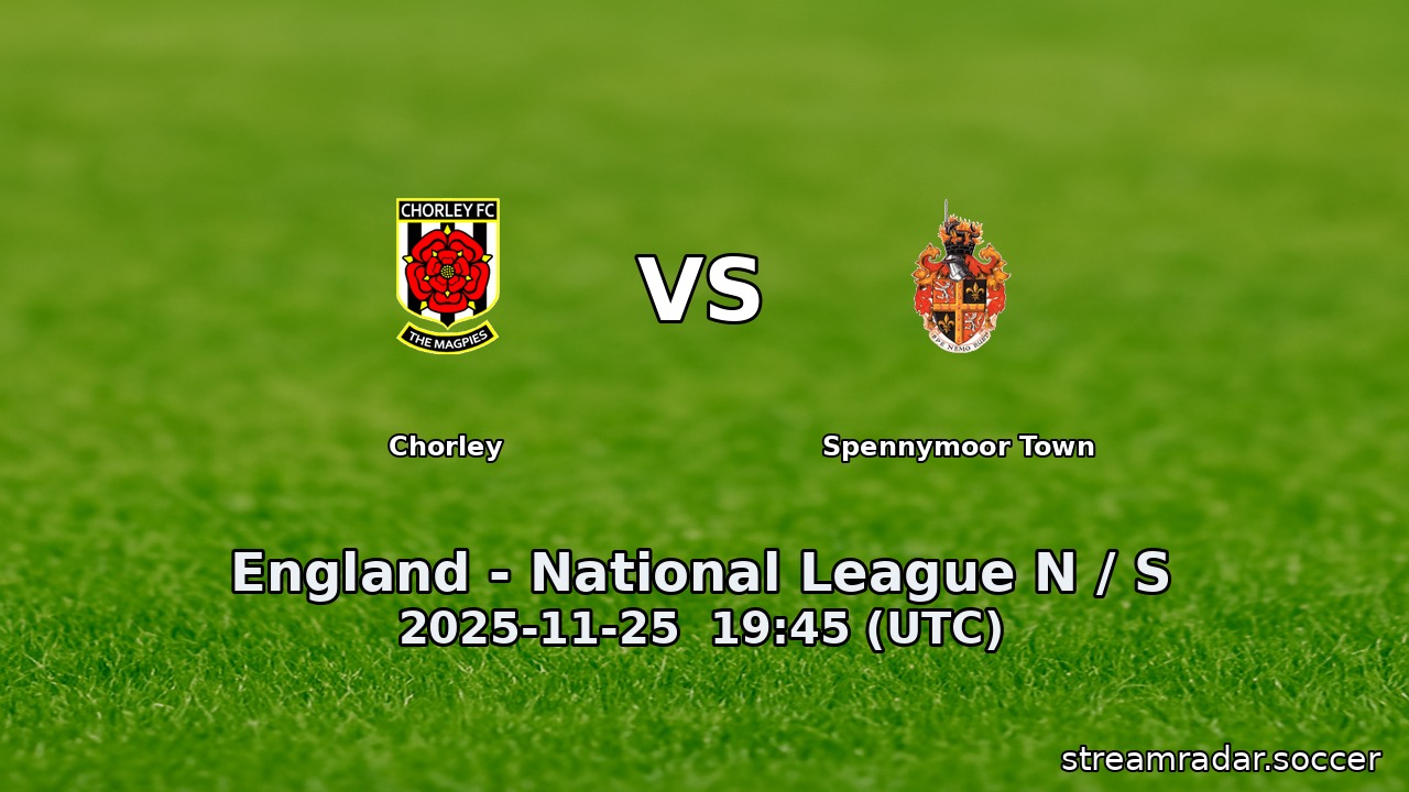 Chorley vs Spennymoor Town