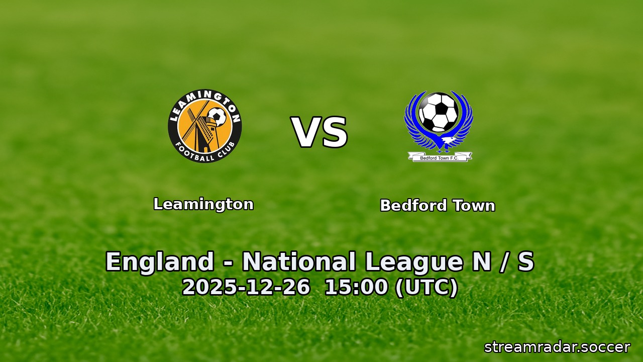 Leamington vs Bedford Town