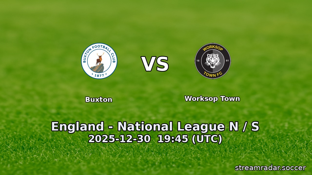 Buxton vs Worksop Town