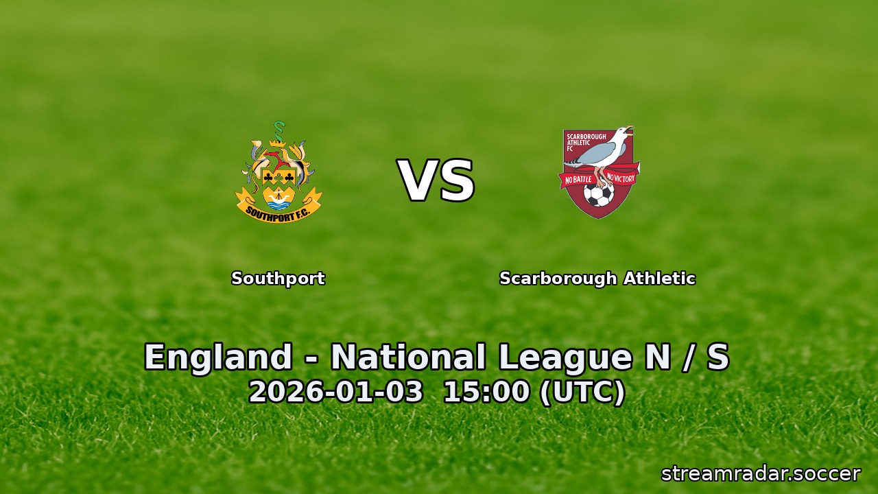 Southport vs Scarborough Athletic